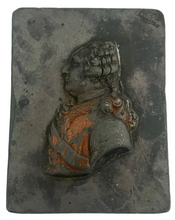 Louis XVI Lead Portrait Profile Relief Plaque.