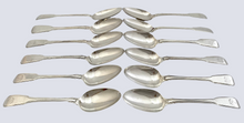 Barons of Feversham, Duncombe Park, Helmsley: Twelve George III Silver Tablespoons. 32.8 troy ounces.