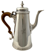 Georgian, George II, Silver Coffee Pot. London 1730 Edward Vincent. 29 troy ounces