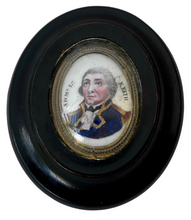 Admiral George Keith Elphinstone, 1st Viscount Keith GCB FRS Enamel Portrait Plaque.