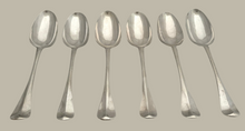 Georgian, George I, Six Britannia Silver Tablespoons. London 1717 Andrew Archer. 12 troy ounces.