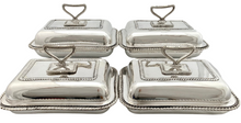 George III Set of Four Armorial Old Sheffield Plate Entree Dishes for Edmeades. Circa 1810 - 1820.