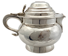 19th Century Silver Plated Ale Jug Inset with George III 1799 Halfpenny Coin.