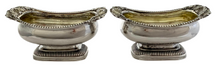 Georgian, George III, Pair of Silver Salts. London 1813 John Lias. 6.9 troy ounces.