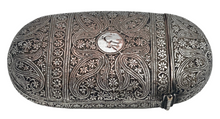An Anglo Indian Silver Plate on Copper Cigar Case, circa 1890 - 1910.