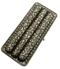 Anglo Indian Cutch Pattern Silver Cigar Case, circa 1890 - 1910. 7.6 troy ounces.