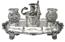 David Williams, Master of Winchester College & Vice-Chancellor of Oxford University, Silver Inkstand. London 1831, 18.3 troy ounces.