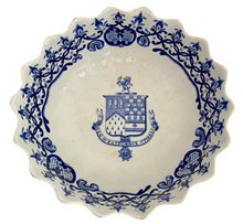 Major General Christopher Sullivan Fagan, Honourable East India Company, George IV Spode Armorial Fruit Bowl.
