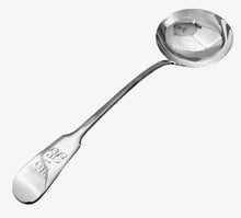 Georgian, George IV,  Silver Soup Ladle. London 1828 William Chawner II. 6.4 troy ounces.