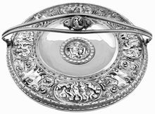 Victorian Neoclassical Silver Plated Tazza. Elkington & Co. 1874.