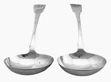 Georgian, George III, Pair of Silver Sauce Ladles. London 1818 Charles Hollinshed. 3.3 troy ounces.
