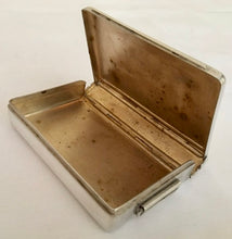 Early 20th Century Silver Plated Sandwich Box.
