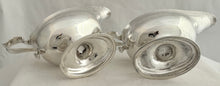George III Pair of Silver Pedestal Sauce Boats. London 1780 Thomas Liddiard. 12 troy ounces.