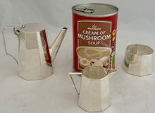 Art Deco Silver Plated Bachelor's Coffee Service. Asprey of London, circa 1935.