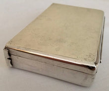 Early 20th Century Silver Plated Sandwich Box.