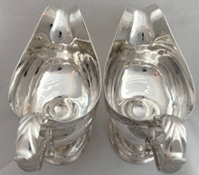 George III Pair of Silver Pedestal Sauce Boats. London 1780 Thomas Liddiard. 12 troy ounces.
