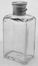 George V Large Silver & Cut Glass Cologne Flask. London 1912 Asprey & Co Ltd.