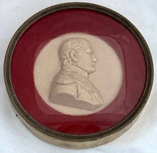19th Century Napoleon Bonaparte Wax Portrait Profile Roundel.