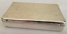 Early 20th Century Silver Plated Sandwich Box.