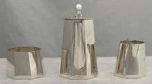 Art Deco Silver Plated Bachelor's Coffee Service. Asprey of London, circa 1935.