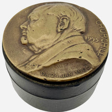 Sir Winston Churchill Medallion Snuff Box. After Artur Loewental.