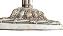 George III Set of Four Old Sheffield Plate Cluster Column Candlesicks. Henry Tudor & Co., circa 1770.