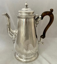 Georgian, George II, Silver Armorial Coffee Pot for Seamark. London 1742 Richard Bayley. 23.8 troy ounces.