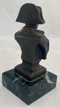 Napoleon Bonaparte, A Small Bronzed Spelter Bust.