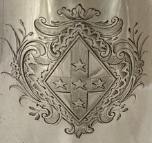 Georgian, George II, Silver Armorial Coffee Pot for Seamark. London 1742 Richard Bayley. 23.8 troy ounces.