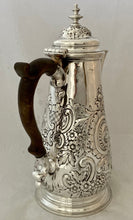 Georgian, George II, Silver Coffee Pot. London circa 1745 - 1760. 20.5 troy ounces.