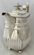 Georgian, George III, Silver Coffee Biggin. London 1810 William Bennett. 26 troy ounces.