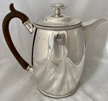 Georgian, George IV, Silver Coffee Biggin. Sheffield 1822 Howard, Battie & Hawksworth. 21.5 troy ounces.