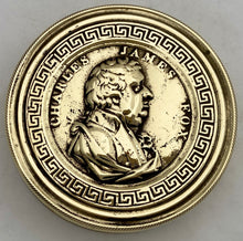 Early 19th Century Charles James Fox Brass Snuff Box.