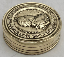 Early 19th Century Charles James Fox Brass Snuff Box.