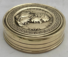 Early 19th Century Charles James Fox Brass Snuff Box.