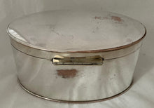 19th Century Silver Plate on Copper Biscuit Box.