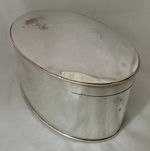 19th Century Silver Plate on Copper Biscuit Box.