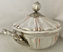 19th Century French Silver Plate on Copper Covered Tureen.