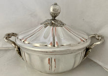 19th Century French Silver Plate on Copper Covered Tureen.