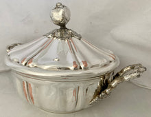 19th Century French Silver Plate on Copper Covered Tureen.