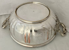 19th Century French Silver Plate on Copper Covered Tureen.