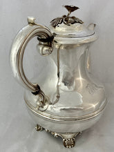 William IV Silver Coffee Pot. London 1832 Richard Pearce & George Burrows. 25 troy ounces.
