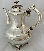 William IV Silver Coffee Pot. London 1832 Richard Pearce & George Burrows. 25 troy ounces.