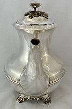 William IV Silver Coffee Pot. London 1832 Richard Pearce & George Burrows. 25 troy ounces.
