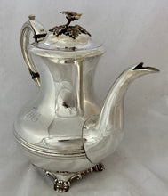 William IV Silver Coffee Pot. London 1832 Richard Pearce & George Burrows. 25 troy ounces.