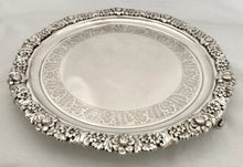 Georgian, George III, Silver Salver. Sheffield 1818 S. C. Younge & Co. 44 troy ounces.