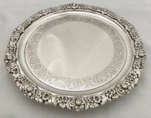 Georgian, George III, Silver Salver. Sheffield 1818 S. C. Younge & Co. 44 troy ounces.