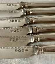 Georgian, George III, Crested Silver Dessert Knives & Forks for Twelve. London 1799 William Abdy II.