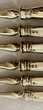 Georgian, George III, Crested Silver Dessert Knives & Forks for Twelve. London 1799 William Abdy II.