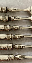 Georgian, George III, Crested Silver Dessert Knives & Forks for Twelve. London 1799 William Abdy II.